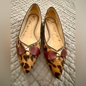 Sam Edelman Raz Pointed-Toe Flats from Anthropologie shoes with bow